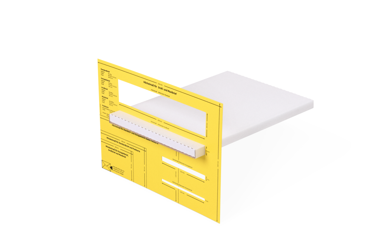 Flachverpackung / Kalenderverpackung weiß