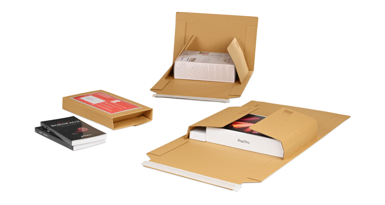 Kreuzverpackung / Buchverpackung MECAWELL® ECONOMY