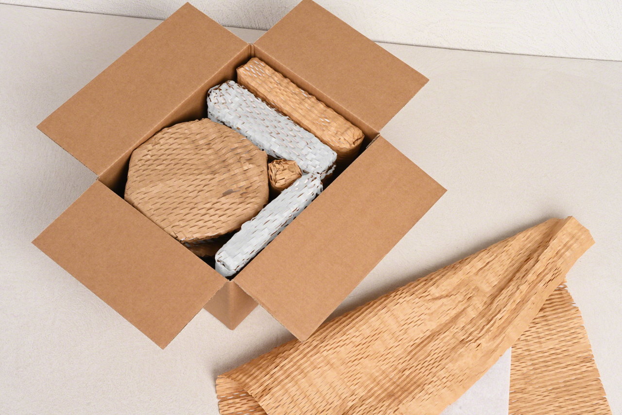 Wabenpapier – Verpackungssystem MECAWRAP