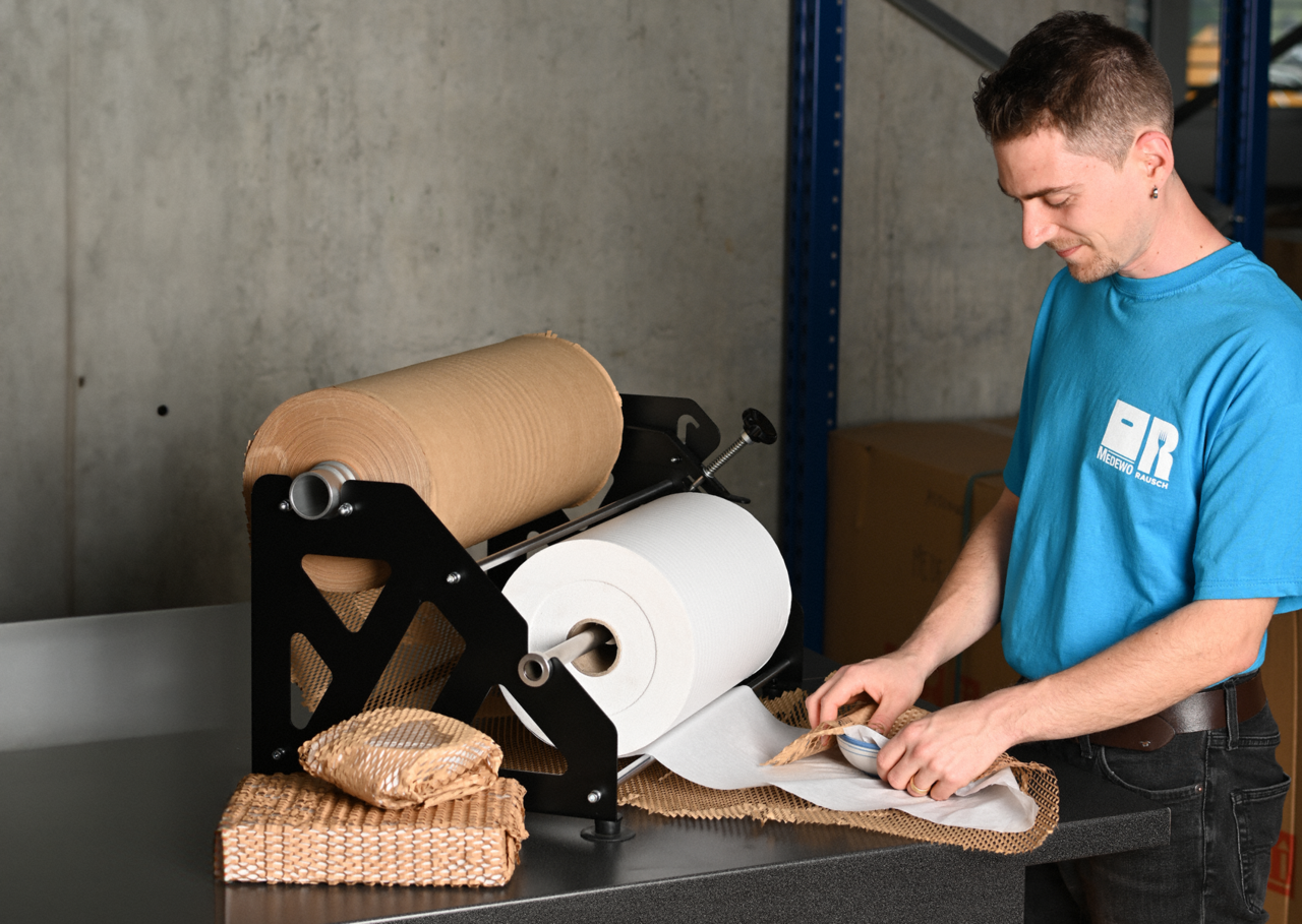 Wabenpapier – Verpackungssystem MECAWRAP