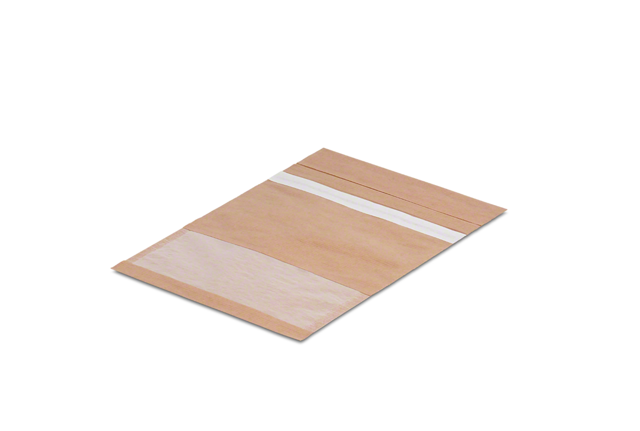 Papierbeutel mit Repetierverschluss, 180 × 250 mm,  70 g/m²