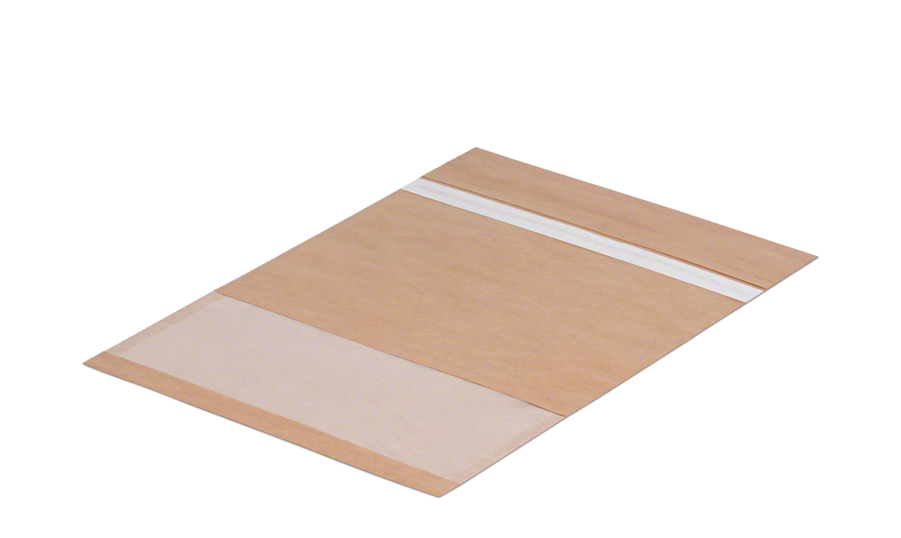 Papierbeutel mit Repetierverschluss, 250 × 350 mm,  70 g/m²