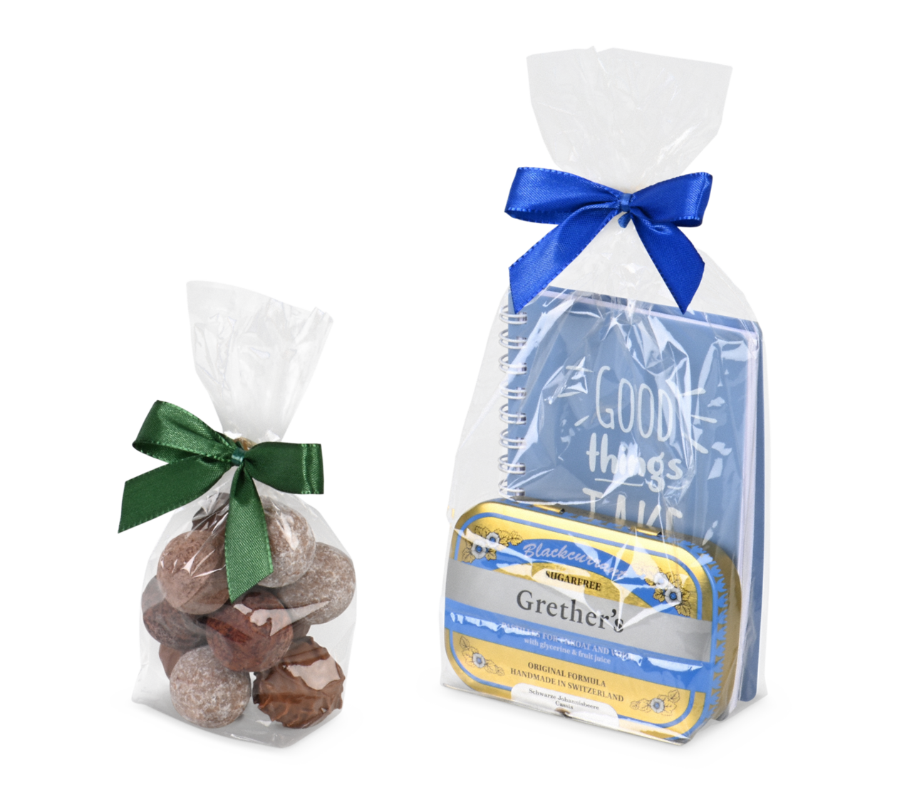 Kreuzbodenbeutel aus Zellglas