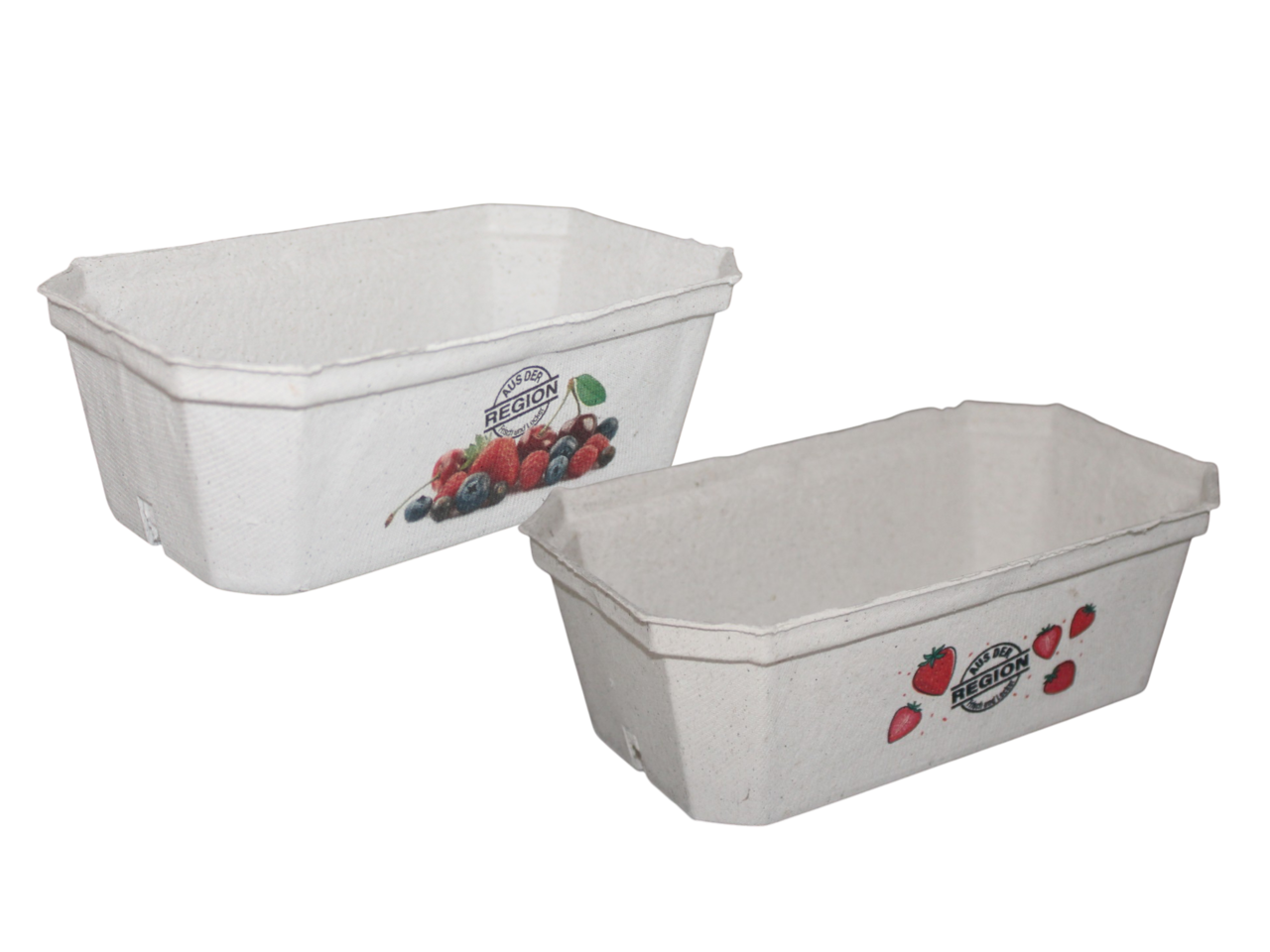 Beerenschale aus Holzschliff «Frische Beeren»