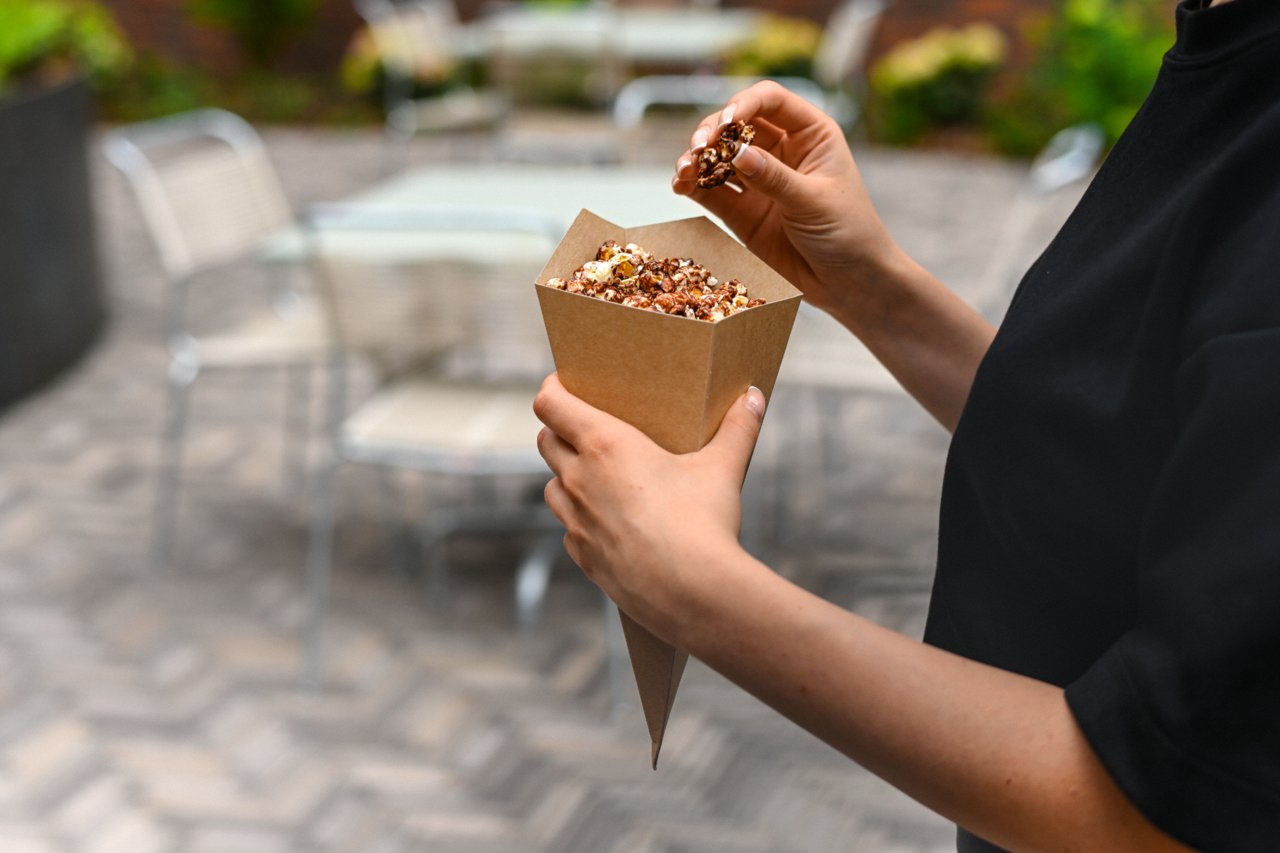 in der Spitztüte findet fast jeder kleine Snack Platz