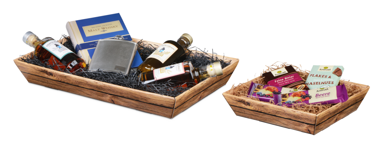Geschenk-Tablett RUSTIKAL