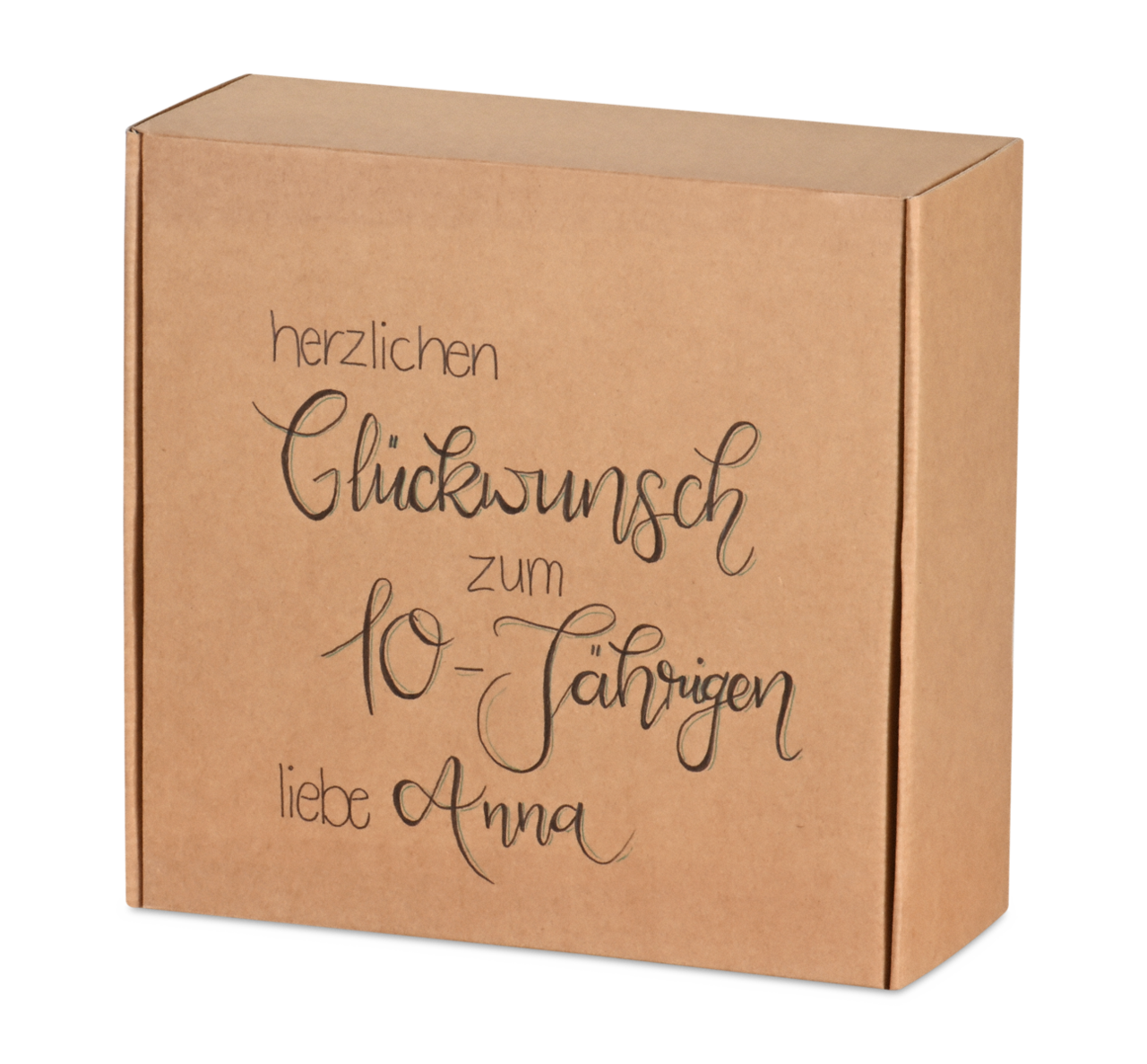 Geschenkkarton quadratisch