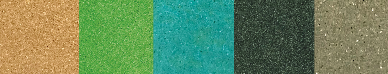 verleimte Tischplatte mit strapazierfähigem Urphen-Belag; Standardfarbe gelb; grün, blau, anthrazit und grau innerhalb von ca. 5 Wochen lieferbar
