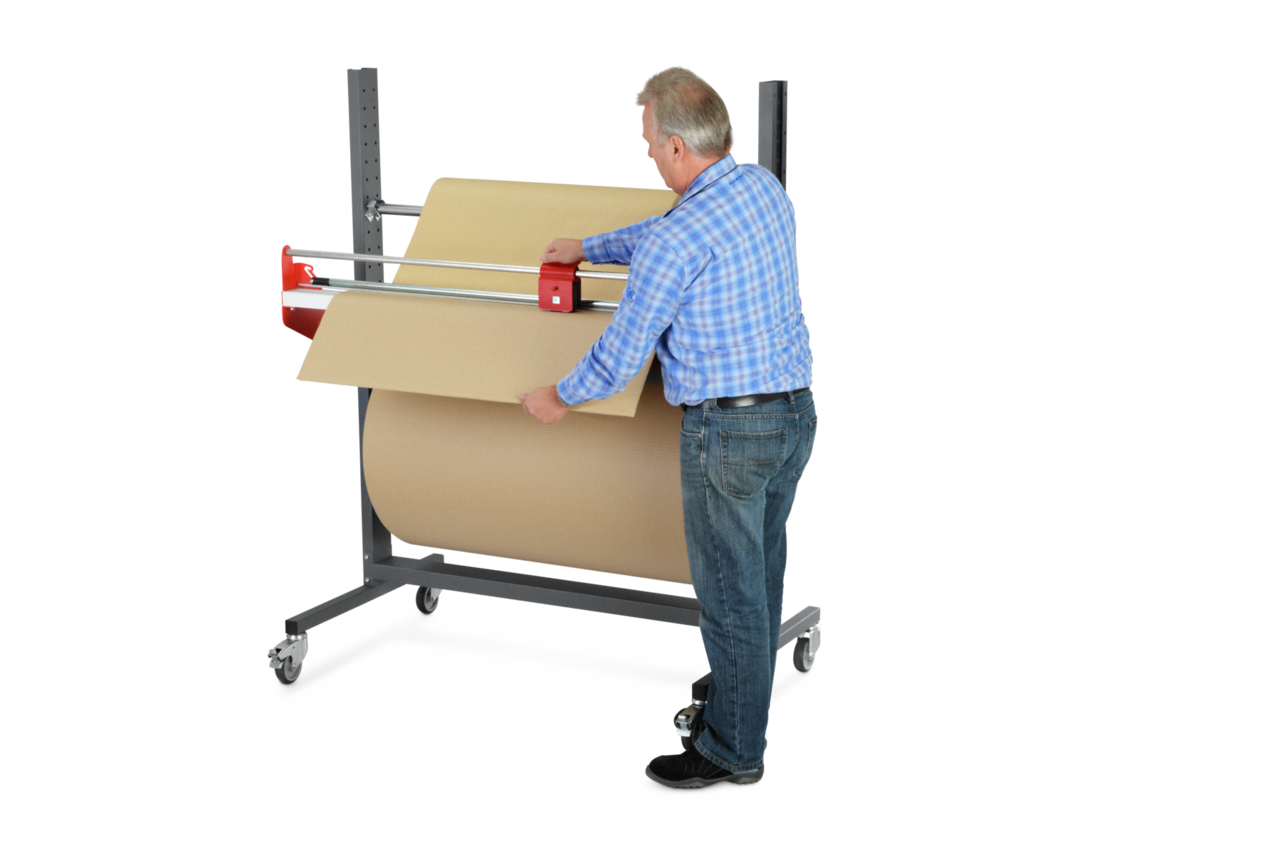 Bestückung mit 2 Rollen - mögliche Kombination: Rollen mit Ø 100 cm & 30 cm