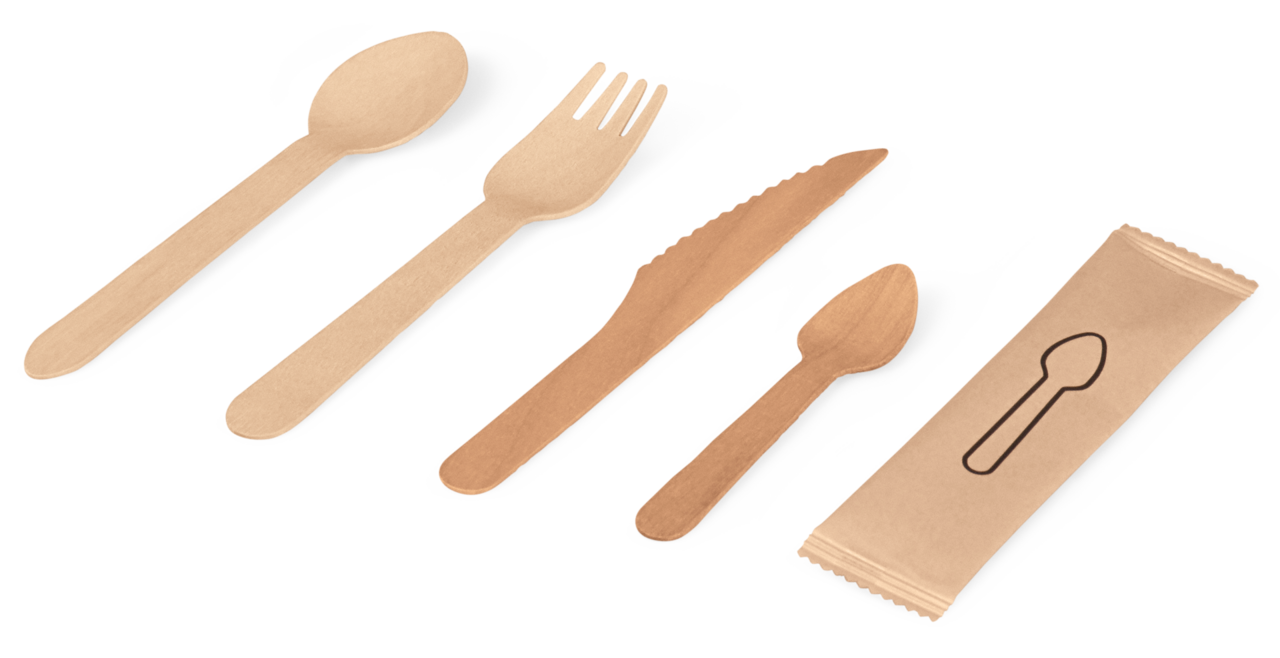 Holzlöffel gewachst, einzeln verpackt