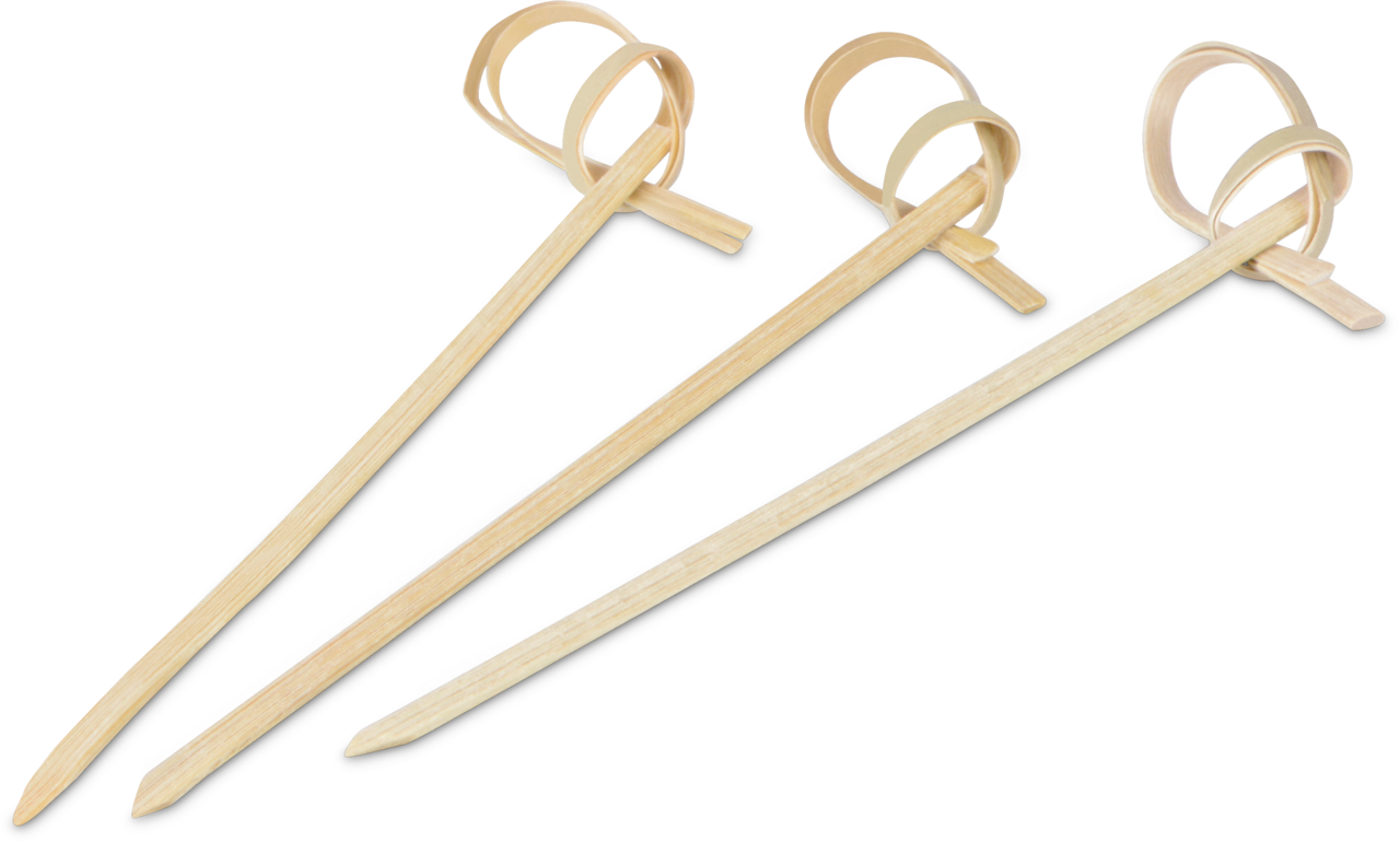 Bambus-Spieß Knoten