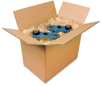 Faltschachtel 3-wellig, braun