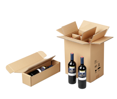 Flaschenkarton für 0,75 Liter, DHL zertifiziert