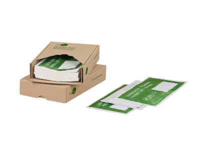 Lieferscheintaschen Papier MECOUVERT® PAPER im Spenderkarton