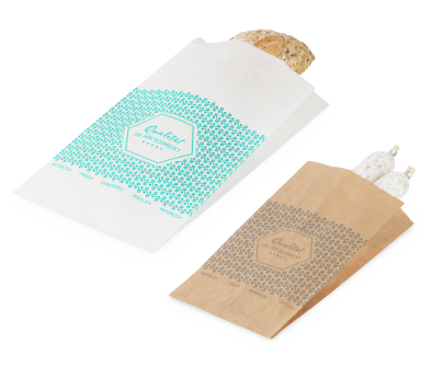 Papierfaltenbeutel «Genuss»