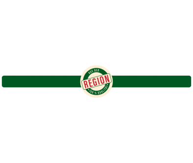 Motiv-Etikett, 55 &times; 320 mm, l&auml;nglich, &laquo;aus der Region&raquo;