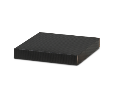 Deckel zu Geschenkschachtel 250&times;250&times;30 mm, schwarz