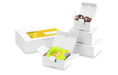 Blitzbodenkarton QUICK-BOX® mit Steckverschluss, weiß