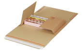 Kreuzverpackung / Buchverpackung braun MECAWELL® STRONG