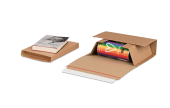 Kreuzverpackung / Buchverpackung braun MECAWELL® STRONG
