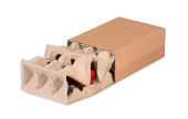 Faserform Verpackung in Schiebeschachtel SOFT-PAC PAPER
