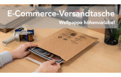 E-Commerce-Versandtasche Wellpappe höhenvariabel