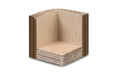 Schutzecke aus Wellpappe