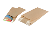 Papierfaltenbeutel braun
