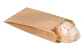 Papierfaltenbeutel braun