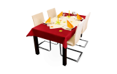 Airlaid Tischdecken-Rollen, stoffähnlich, 24 m x 1,2 m