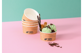 Eisbecher sind gut stapelbar