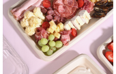 Servierplatte aus Bagasse