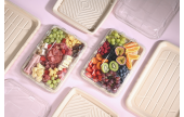 Servierplatte aus Bagasse