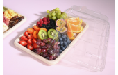 Servierplatte aus Bagasse