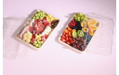 Servierplatte aus Bagasse