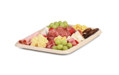 Servierplatte aus Bagasse