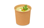Pappbecher/Suppenbecher braun PREMIUM