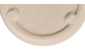 Dressingbecher aus Bagasse & Deckel