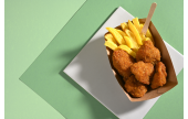  als Einweg Pommesschalen oder Snacktrays einsetzbar