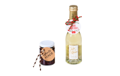 Geschenk- & Produktanhänger mit Verschluss-Kordel