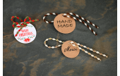 Geschenk- & Produktanhänger mit Verschluss-Kordel