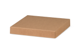 Deckel zu Geschenkschachtel 250×250×30 mm, natur