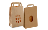 Papiertasche mit Fenster für Kartoffeln & Gemüse