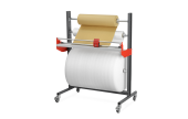 Bestückung mit 3 Rollen - mögliche Kombination: Rollen mit Ø 90 cm & 30 cm & 20 cm