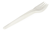 Gabel aus Zellstoff