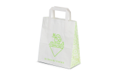 Papiertragetaschen mit Flachhenkel bedrucken