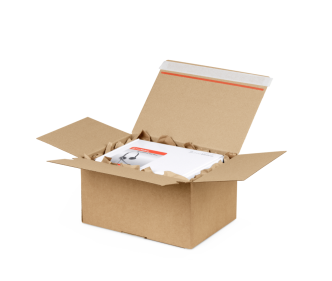 Automatikboden-Karton COMFORT-BOX mit Klebeverschluss