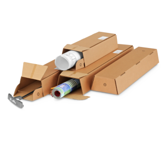 Trapez-Verpackung MECAPOST® PLUS mit Haftklebeverschluss