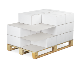 Palettenzwischenlage aus Vollpappe