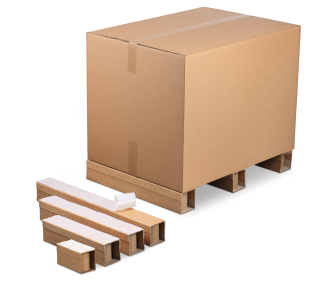 Palettenkufen selbstklebend aus Vollpappe
